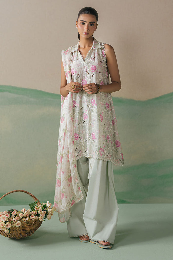 FLORET GRACE-3PC LAWN EMBROIDERED SUIT