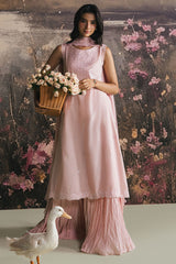 PINK BLOSSOM-3PC LAWN EMBROIDERED SUIT