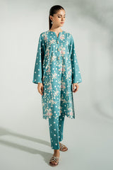 BLAZING BLUE-KHADDAR 2 PIECE