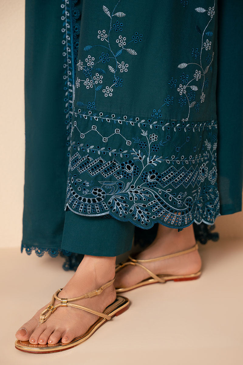 TWILIGHT CHARM-3PC CHIKANKARI SUIT
