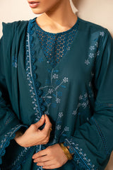 TWILIGHT CHARM-3PC (SHIRT, TROUSER &DUPATTA)