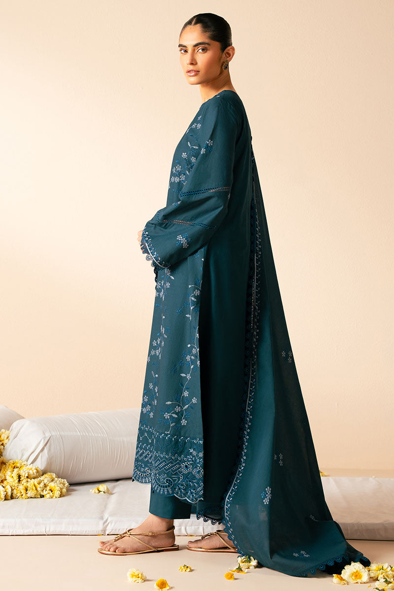 TWILIGHT CHARM-3PC CHIKANKARI SUIT
