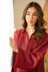 RED ROUGE-2PC (SHIRT & TROUSER)