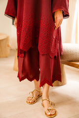 RED ROUGE-2PC (SHIRT & TROUSER)