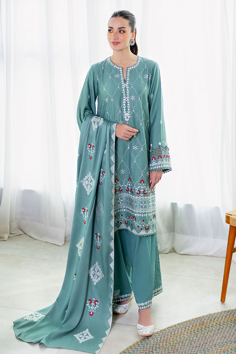 SAGE LOOM-3PC (SHIRT, TROUSER & DUPATTA)