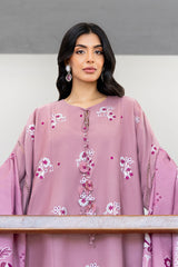 ANTIQUE BLUSH-3PC SATIN EMBROIDERED SUIT