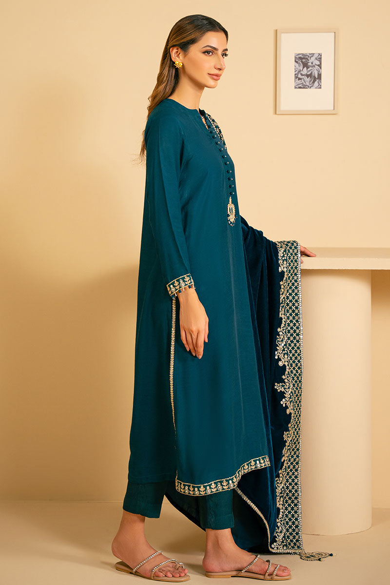 MYSTIC TIDE-2 PC (SHIRT & DUPATTA)