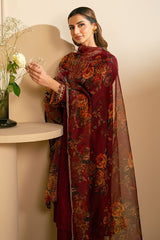 GARNET GLAMOOR-2 PC (SHIRT & DUPATTA)