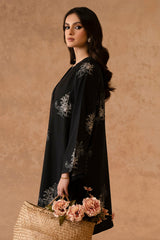 MIDNIGHT MIST-2 PIECE LINEN PRINTED SUIT