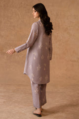 EVENING HAZE-2 PIECE LINEN PRINTED SUIT