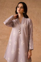 EVENING HAZE-2 PIECE LINEN PRINTED SUIT