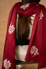 BLOSSOM EMBROIDERED SHAWL