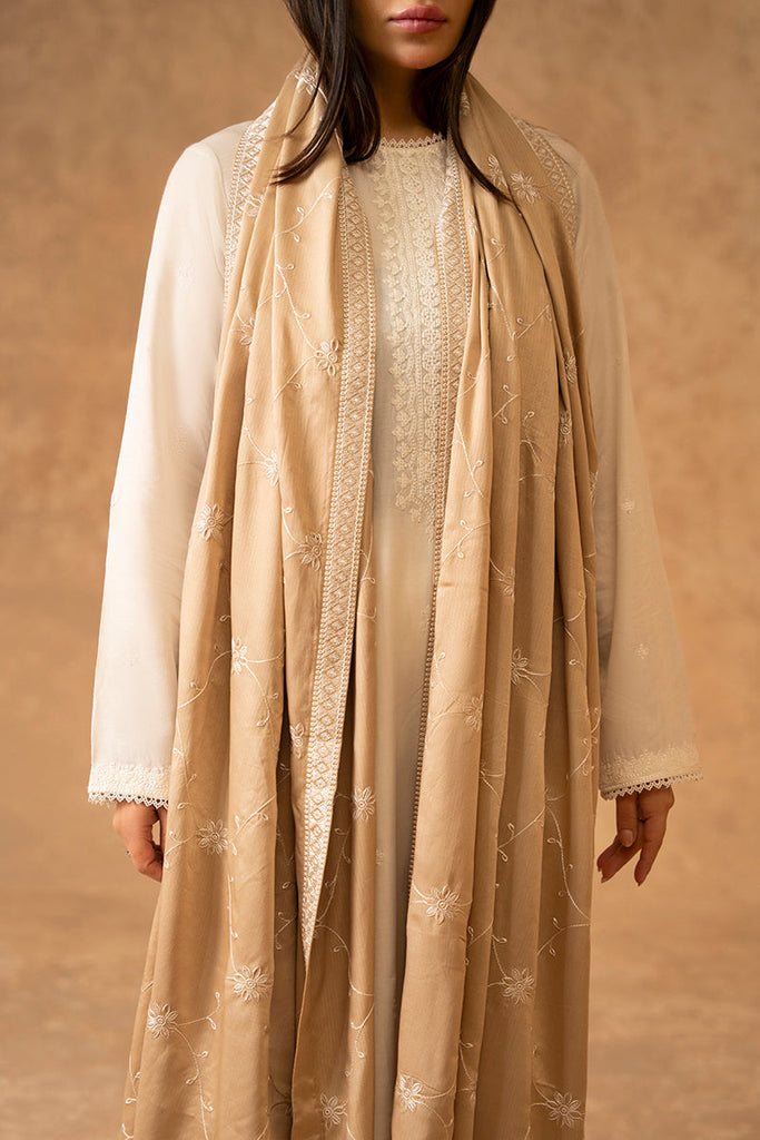 FLORA EMBROIDERED SHAWL