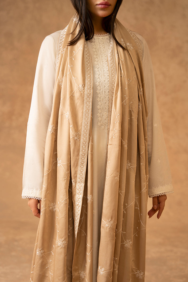 FLORA EMBROIDERED SHAWL