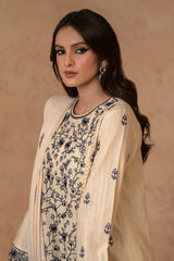 TRANQUIL PEARL-2 PIECE KHADDAR EMBROIDERED SUIT