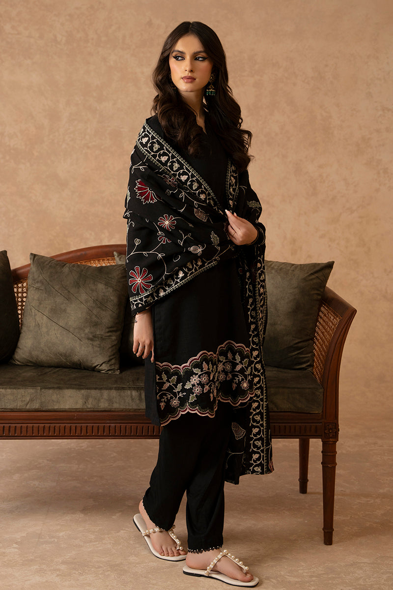 ETHEREAL RAVE-2 PIECE KHADDAR EMBROIDERED SUIT