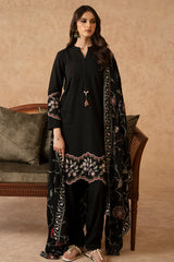 ETHEREAL RAVE-2 PIECE KHADDAR EMBROIDERED SUIT