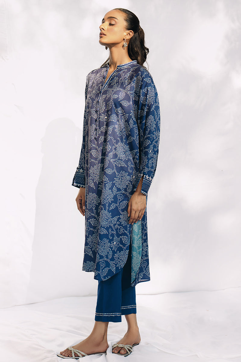 MIDNIGHT MOSAIC-2PC LINEN SUIT