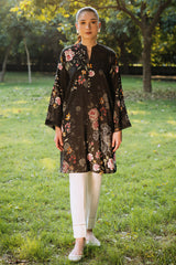 RAVEN FLORET-1 PIECE LINEN PRINTED SHIRT