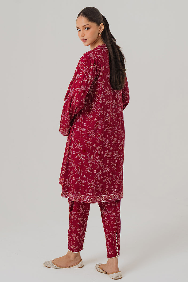 RASPBERRY BLUSH-2 PIECE (SHIRT & TROUSER)