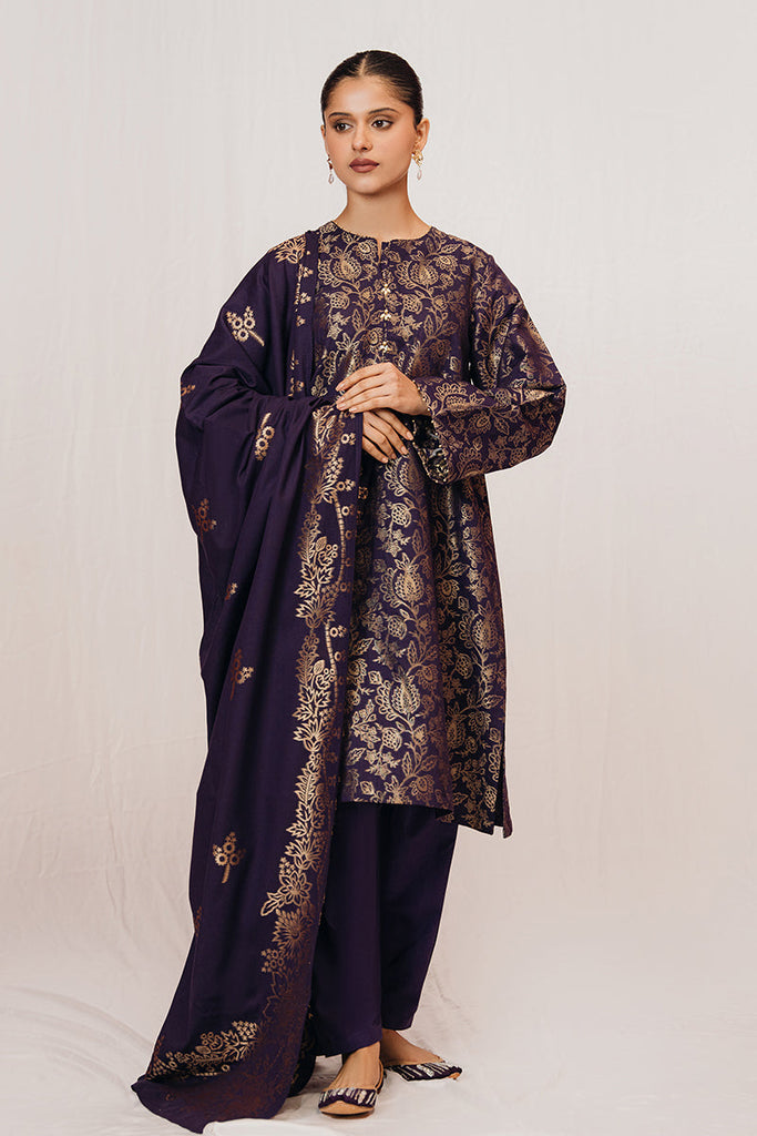 REGAL PERSE-3 PIECE JACQUARD SUIT