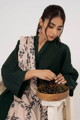 PIRATE BLACK-2PC (SHIRT & DUPATTA)