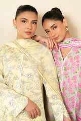 FLORAL WIND-3 PIECE LAWN SUIT