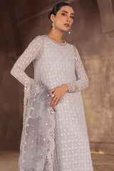 ASMAANI-3PC CHIFFON EMBROIDERED PRET