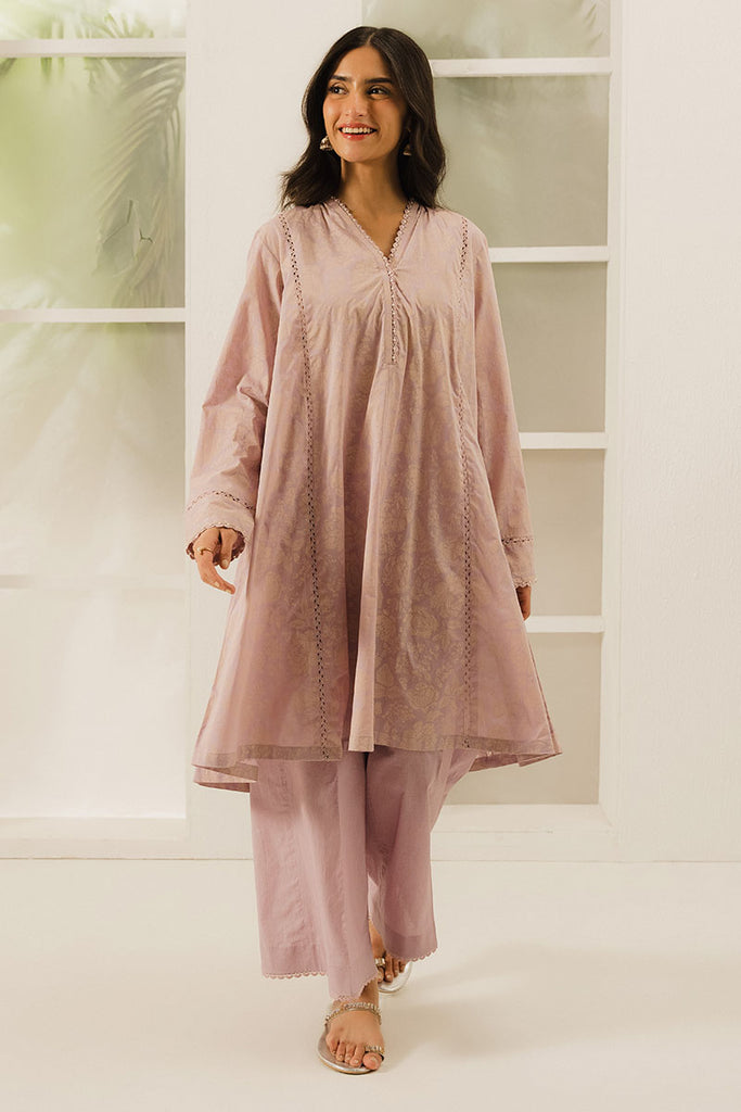 SOFT BERRY-2 PC PRINTED LAWN SUIT
