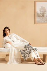 MUTED PEARL-3PC (SHIRT, TROUSER & DUPATTA)