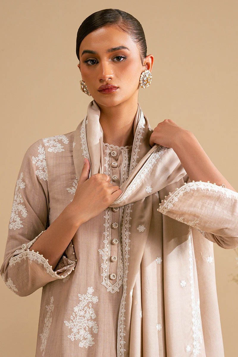 BEIGE MEADOW-2 PC (SHIRT & DUPATTA)