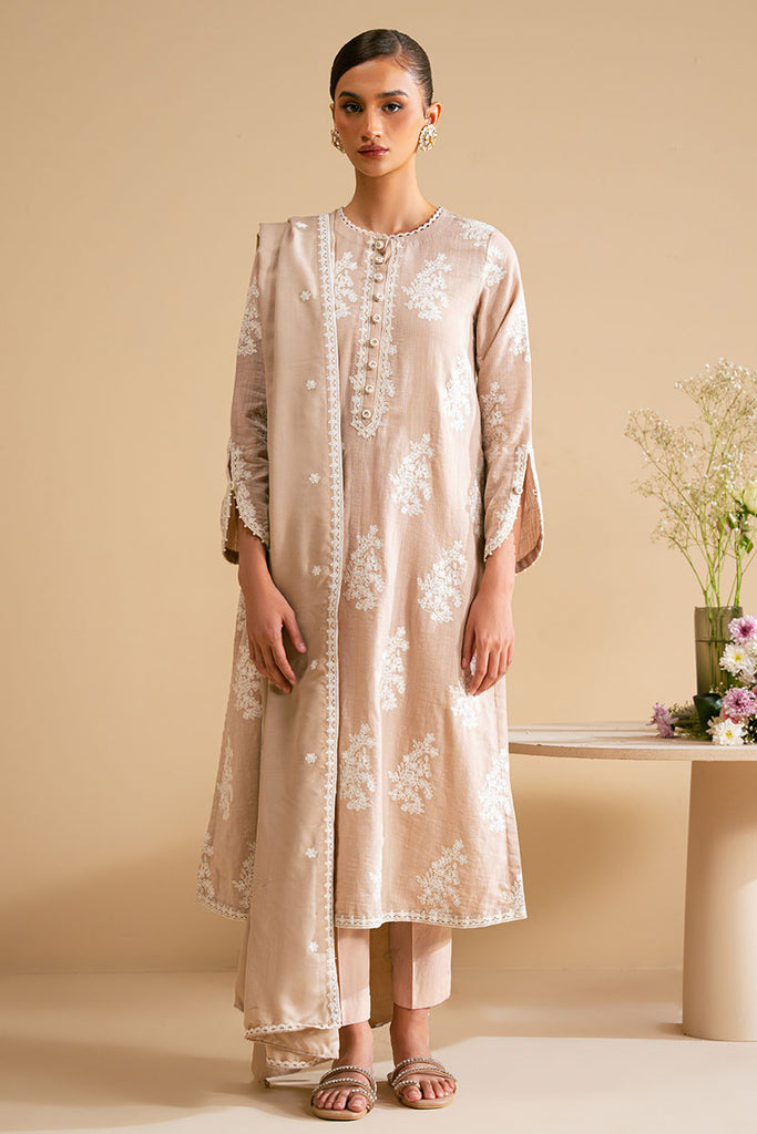 BEIGE MEADOW-2 PC (SHIRT & DUPATTA)