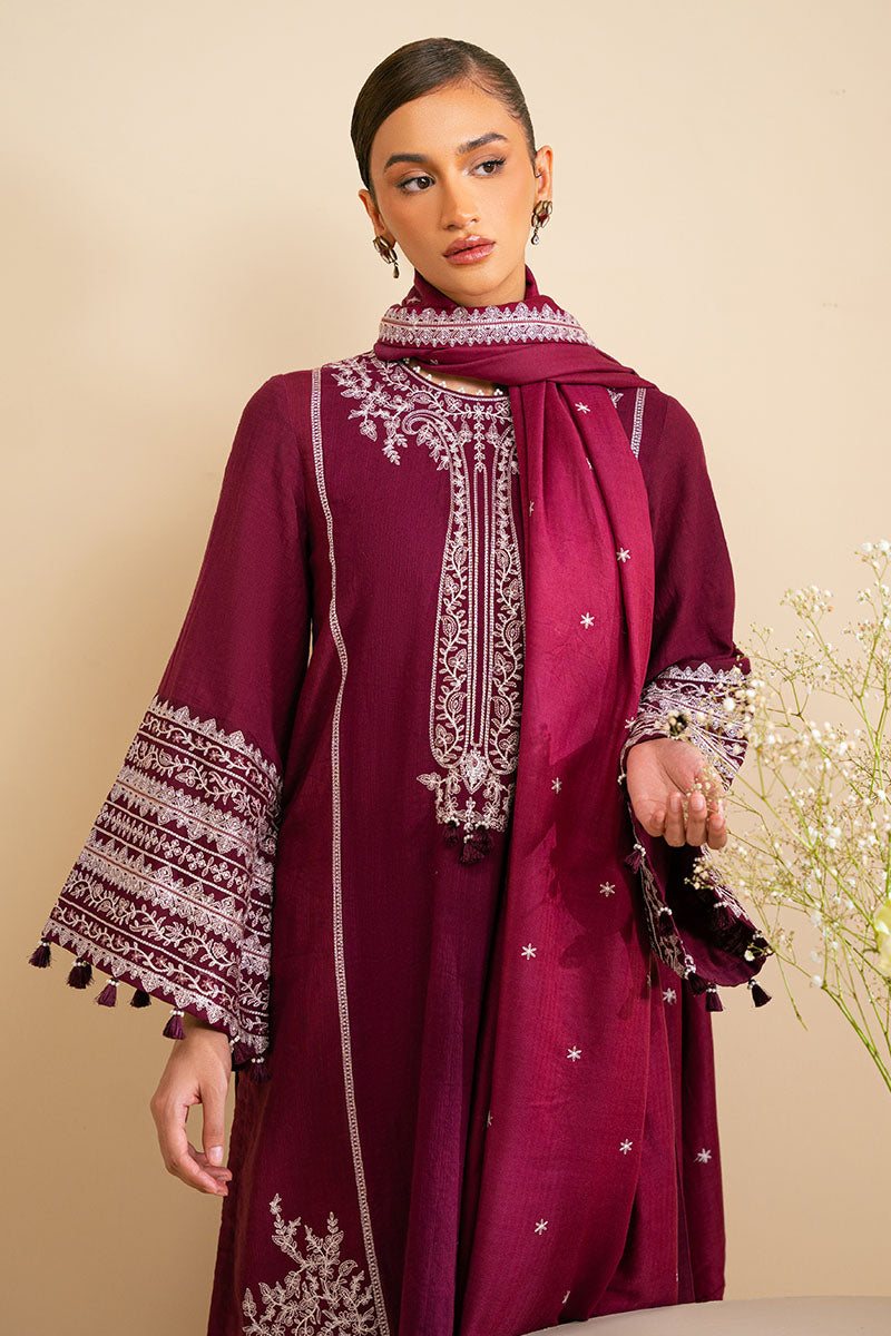 PLUM GLARE-2 PC (SHIRT & DUPATTA)