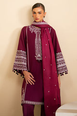 PLUM GLARE-2 PC (SHIRT & DUPATTA)