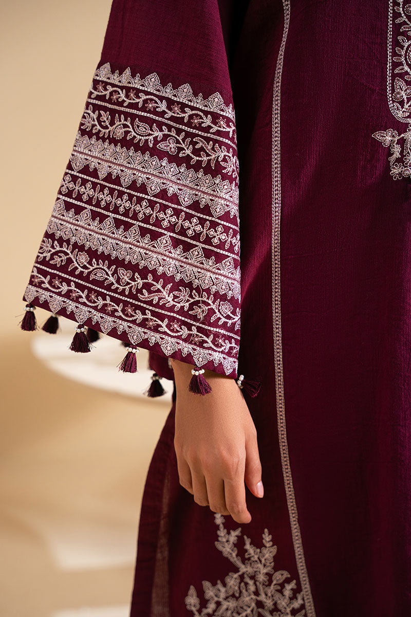 PLUM GLARE-2 PC (SHIRT & DUPATTA)