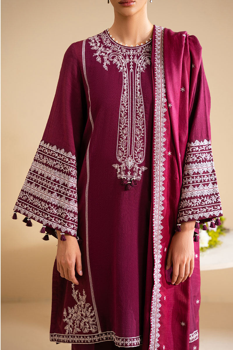 PLUM GLARE-2 PC (SHIRT & DUPATTA)