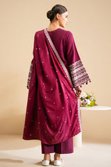 PLUM GLARE-2 PC (SHIRT & DUPATTA)