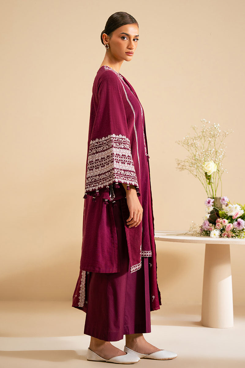 PLUM GLARE-2 PC (SHIRT & DUPATTA)