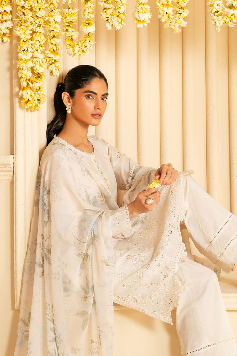 GARDENIA MUSE-3PC CHIKANKARI SUIT