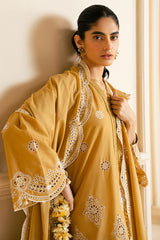 MEADOW GOLD-3PC (SHIRT, TROUSER & DUPATTA)