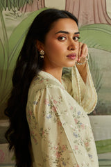MINTY MELLOW-3PC (SHIRT, TROUSER & DUPATTA )