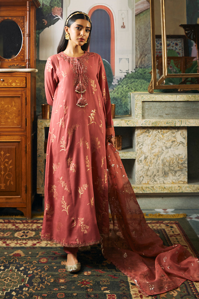 2 pcs stitched embroidered dress Kantha