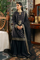 ALMAS-3 PIECE JACQUARD EMBROIDERED SUIT
