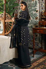 ALMAS-3 PIECE JACQUARD EMBROIDERED SUIT