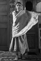 MUSTARD GLORY-2 PIECE MARINA EMBROIDERED SUIT