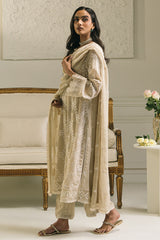 ORNATE BLOOM-3PC (CHIFFON EMBROIDERED PRET)