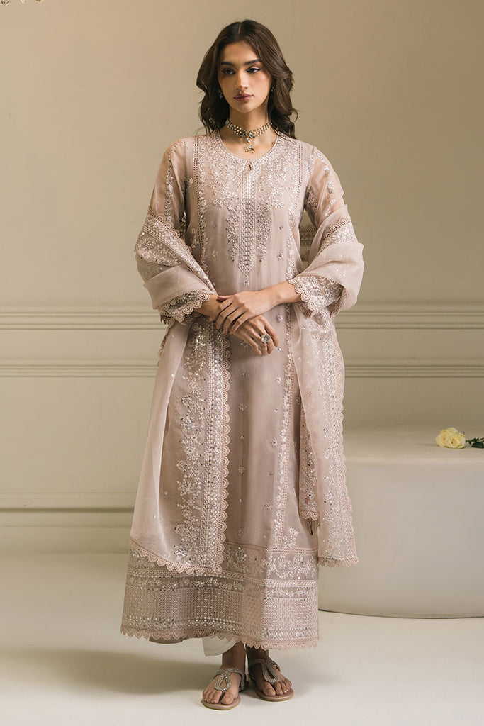 ROSE PINK-2 PC (SHIRT AND DUPATTA)
