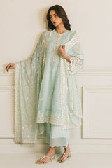 MINT FLO-3 PC (SHIRT, DUPATTA & TROUSER)