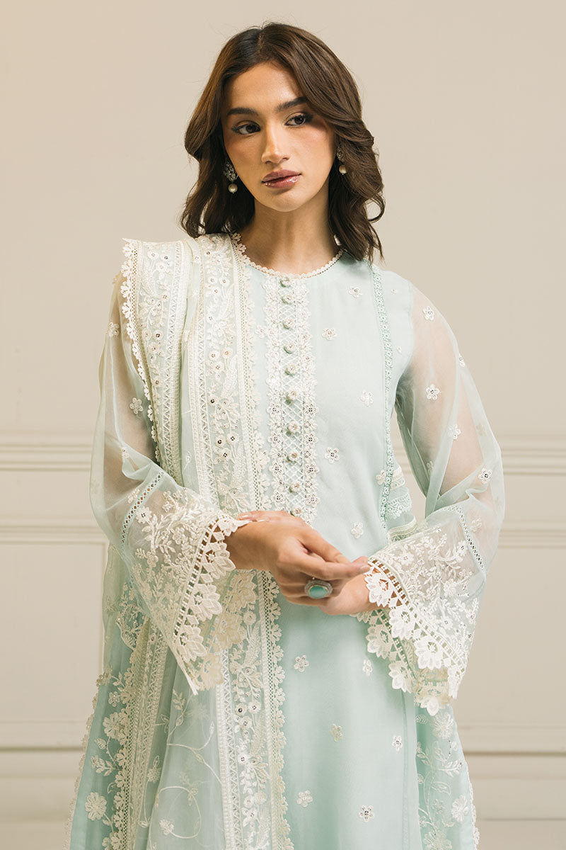 MINT FLO-3 PC (SHIRT, DUPATTA & TROUSER)