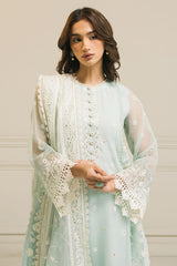 MINT FLO-3 PC (SHIRT, DUPATTA & TROUSER)